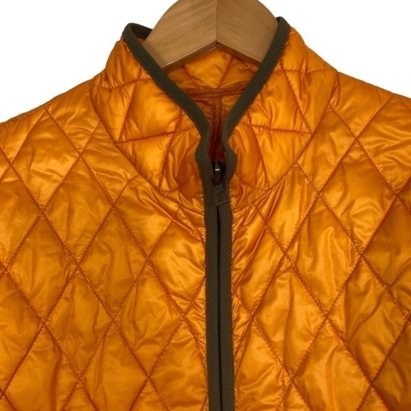 Women’s Lightweight Quilted Jacket Fall Jacket Golden Yellow Hiking Walking Sz M - Picture 3 of 12